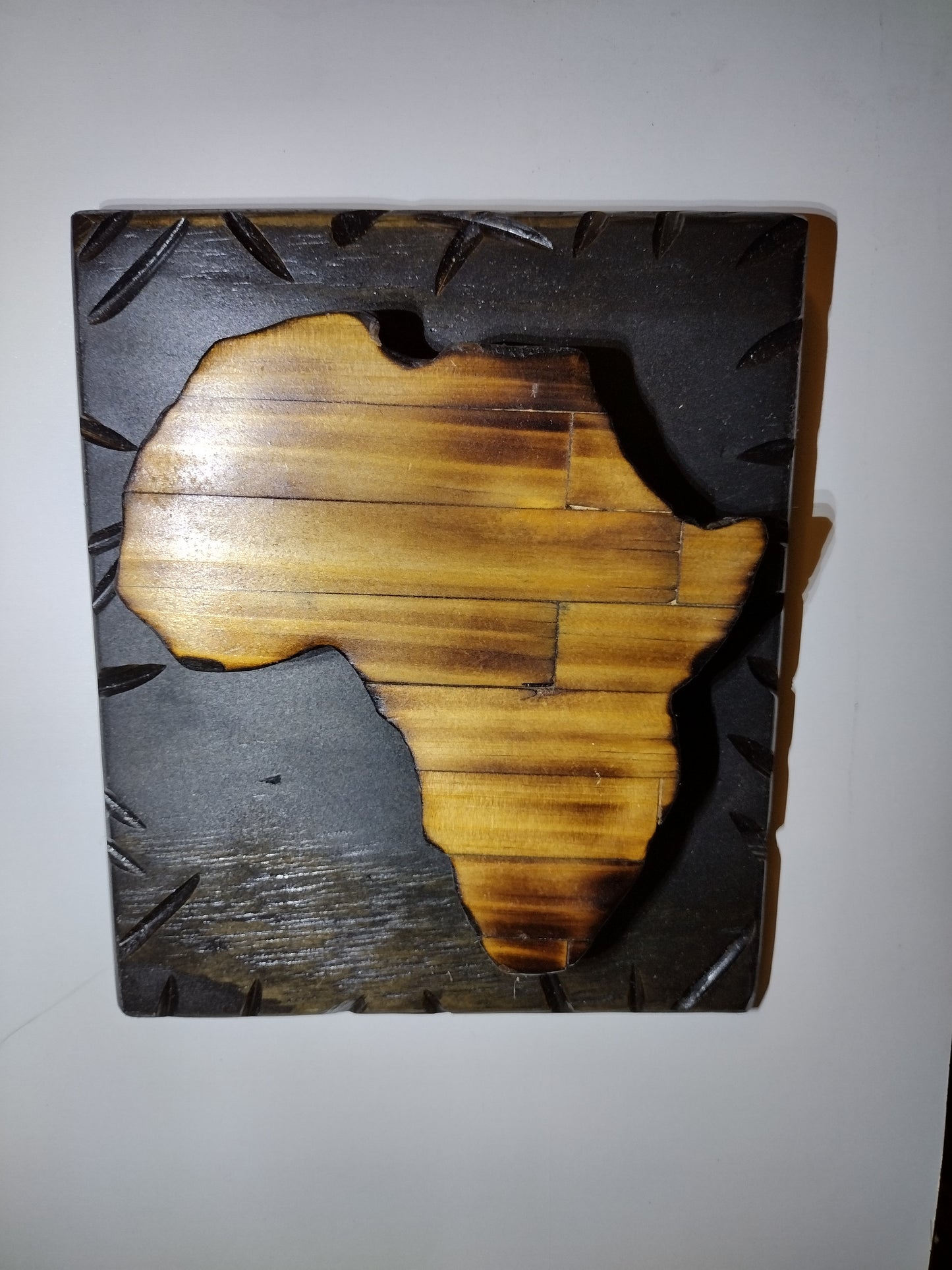 Africa Wood Burned Plaques